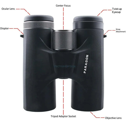 Vector Optics Paragon 8x42 Binocular Telescope 5 Groups 7 Lens IPX6 Water Proof For Bird Watching Hunting Traveling