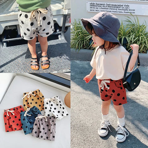Summer Kids Shorts Cotton Shorts Boys Girls Brand Toddler Panties Kids Beach Short Sports Pants Baby Clothing 1-5Y