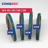 25 Pieces 10x330mm 3/8"x13" Sanding Belts Fused Alumina Zirconia Sander Belts Grit 40 | 60 | 80 | 120