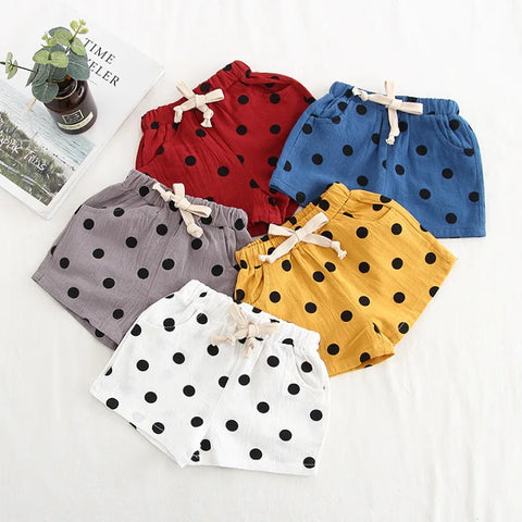 Summer Kids Shorts Cotton Shorts Boys Girls Brand Toddler Panties Kids Beach Short Sports Pants Baby Clothing 1-5Y