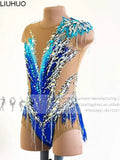 Ice Skating Dress Girls Women Rhythmic Gymnastics Leotards Competition Performance Dance Adult Dresses New Design Costumes