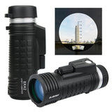SVBONY SV42 Monocular Telescope Built-in Compass Rangefinder, 8x42 Monocular Compact Monocular, Single Hand Focus for Birdwatch