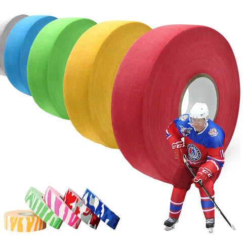 Ice Hockey Stick Tape Badminton Baseball Handle Bike Grip Handlebar Tape Steering Wheel Cover Anti-slip Cloth Sticky Rubber Tape
