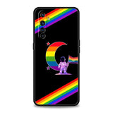 Gay Lesbian LGBT Rainbow Pride ART Phone Case For Oppo A12 A15 A16 A74 A76 Find X5 Pro A54 A53 A52 A95 Reno 6 7 SE Z A9 2020 Pro