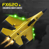 RC Plane SU35 2.4G With LED Lights Aircraft Remote Control Flying Model Glider EPP Foam Toys For Children Gifts VS SU57 Airplane
