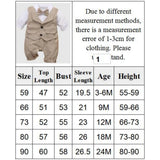 Newborn Formal Anniversary Dress Boy Vest Romper Infant Plaid Outfit Clothing 2Pieces Set Toddler Child Cotton Party Suit 3-24 M