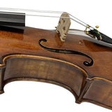 wholesale price aiersi sinomusik hand painted professional violin antique dark red brown finish ebony parts musical instrument