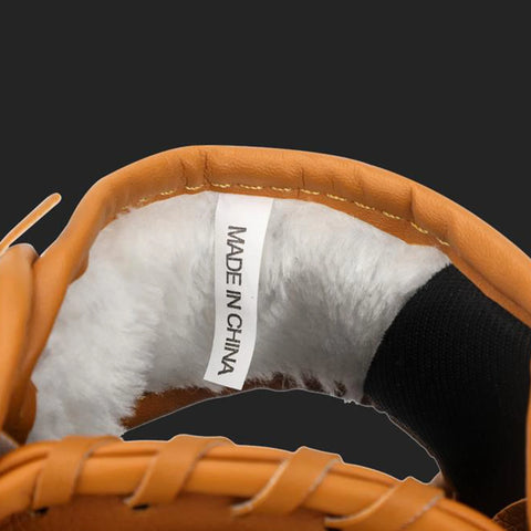 Outdoor Sport Baseball Glove PU Leather Batting Gloves Softball Practice Equipment Baseball Training Competition Glove For Kids