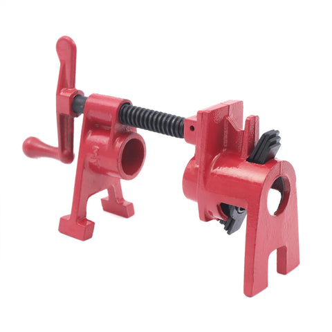 New 4-Pack Wood Gluing Pipe Clamp 3/4" Heavy Duty PRO Woodworking Cast Iron DIY Carpentry Hand Tool Gadget