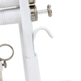 SLADE White Trumpet Professional Musical Trompeta Wind Instrument with Mouthpiece Glove Cleaning Cloth Strap Case Best Trumpette