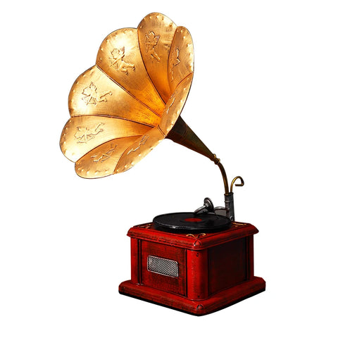 Retro Phonograph Decoration European Republic of China Decorations Living Room Wine Cabinet Props American Jukebox Nostalgic