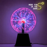 Touch Sound Control Magic Plasma Ball Lamp LED Night Light Atmosphere Touch Glass Plasma Light Christmas Party Decor Lighting