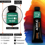 12/24 Colors Acrylic Paint Set Waterproof Drawing Set 12ml/Tube Paints for Fabric/Clothing/Nail/Canvas Painting  Art Supplies