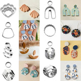 Polymer Clay Cutters Stainless Steel Mold Handmade Tool Pottery Diy Ceramic Craft Designer Jewelry Earring Making Supplies tools