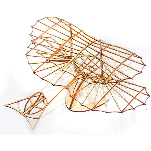 DIY Craft Wood Furnishing Building Kits Otto Lilienthal Glider balsawood free flight airplane toys Christmas gifts for kid