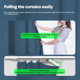 Zemismart Matter Over Thread Slide Smart Motorized Curtain with Splicing Track SmartThings Google Home Control