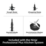 Professional Plus Kitchen System with Auto-iQ® and 72 oz. Total Crushing® Blender Pitcher High Speed Processing Powerful Blender for Smoothies and Drinks
