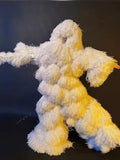 White Snow Doll Costume Luxury Show stage dance outfit New Year Winter Show Clothing Folk Dance Cloth