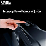 VRG Pro 3D VR Glasses Virtual Reality Full Screen Visual Wide-Angle Smart Headset Helmet For 5-7 Inch Smartphone Video Game