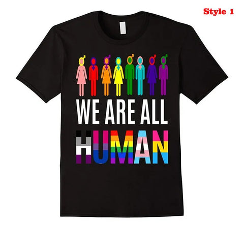 LGBT Pride Flag Meaning Gay Proud & Lesbian Rainbow Flag T-Shirt Bisexual Transgender LGBTQ Men Women Tee Tops Clothing