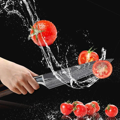 Professional Kitchen Knives Chef Cleaver Meat Wood Handle Japanese Knife Slicing Bread Fruit Fish BBQ Butcher Boning Knife Set