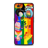 Gay Lesbian LGBT Rainbow Pride ART Phone Case For Oppo A12 A15 A16 A74 A76 Find X5 Pro A54 A53 A52 A95 Reno 6 7 SE Z A9 2020 Pro