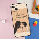 Lesbian Comics Phone Case For iPhone 11 12 13 14 15 Pro Max 12 13 Mini X XR XS MAX SE 2020 7 8 Plus Cover