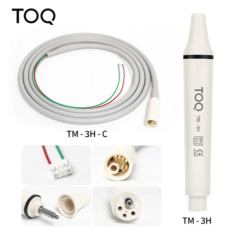 TOQ Dental Ultrasonic Piezo Scaler Handpiece HD-7L/HW-5L With Led HD-7H/HW-3H Without Led Fit Original Handle Teeth Whitening