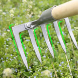 Weeding Hoe Rake Agricultural Farm Hand Tools Turning The Ground Loose Soil Artifact Nail Rake Tool Gardening Accessories