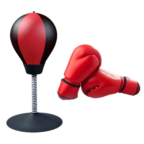 PU Desktop Boxing Ball Stress Relief Fighting Speed Reflex Training Punch Ball Muay Tai MMA Exercise Family Sports Equipment