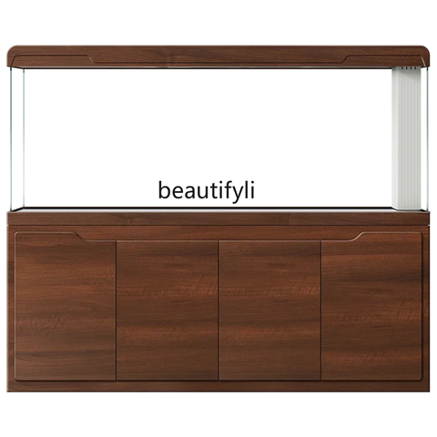 Fish Tank Office Living Room Large and Medium Screen Dragon Fish Tank Aquarium Bottom Filter Fish Globe