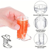 Plastic Cowboy Boot Shot Glasses