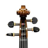 wholesale price aiersi sinomusik hand painted professional violin antique dark red brown finish ebony parts musical instrument