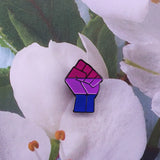 Perfect Quality Bisexual Pride Flag Bat Queen Enamel Pins Custom Pan Sexuality Lapel Badges Backpack Hat Gay LGBT Jewelry Gifts