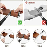 Rolling Knife Sharpener Magnetic Knife Holder Diamond Sharpening Stone Kit with 15 and 20 Degrees Angle Roller Kitchen Accessory