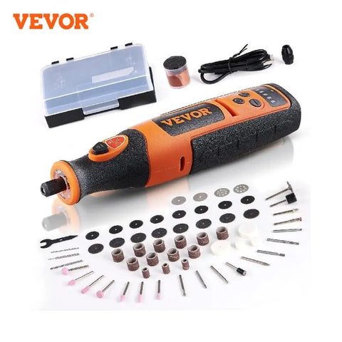 VEVOR USB Cordless Rotary Tool Kit Variable Speed Mini Wireless Electric Grinder Carving Pen Polishing Machine for Household