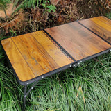 Three Fold Camping Table Outdoor Portable Foldable Multifunction Lightweight Aluminum Alloy Nature Hike Tourist Picnic Supplies