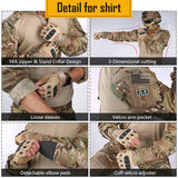 IDOGEAR Hunting Clothes camouflage uniform Gen3 Tactical Combat BDU clothes Airsoft  Paintball Multi-camo Black Clothing 3001