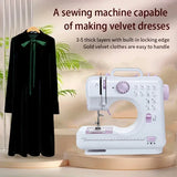 Household multifunctional mini electric sewing machine Household small seam locking machine sewing