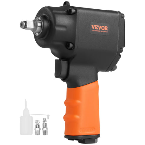 VEVOR Air Impact Wrench 3/8 Inch Square Drive 690ft lbs Pneumatic Impact Gun Tire Removal Tool for Auto Repairs and Maintenance