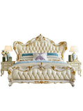 Royal Luxury Double Bed Wood Drawers High End Twin Frame Double Bed Modern Sleeping Letti Matrimoniali Bedroom Furniture
