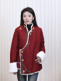Small Cotton-Padded Jacket Tibetan Clothing Women's Coat Winter Thickened Tibet Lhasa