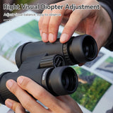 SVBONY SA205 10X42 ED Flat-field Binoculars,IP67 Waterproof BAK4,Bird Watching,Stargazing,Camping,Travel,Astronomy