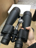 Wide-angle Lens Powerful Binoculars Long Range HD 80MM Large Diameter Professional Telescope BAK4-Prism Waterproof for Camping