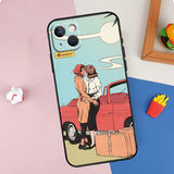 Lesbian Comics Phone Case For iPhone 11 12 13 14 15 Pro Max 12 13 Mini X XR XS MAX SE 2020 7 8 Plus Cover