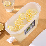 Food Grade Cold Water Kettle Manual Drink Dispenser With Tap Cold Water Pitcher Water Jug Large Capacity Kitchen Accessories