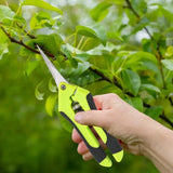 new Gardening Scissors Hand Pruner Pruning Shears Trimming Scissors with Straight Elbow Stainless Steel Blades Garden tools
