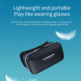 VR Glasses 3D Headset Virtual Reality Devices Helmet Lenses Goggle For Smartphone Cell Phone Smart With Controller