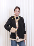 Small Cotton-Padded Jacket Tibetan Clothing Women's Coat Winter Thickened Tibet Lhasa