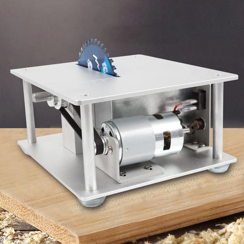 Mini Precision Table Bench Saw Blade DIY Woodworking Cutting Home Machine